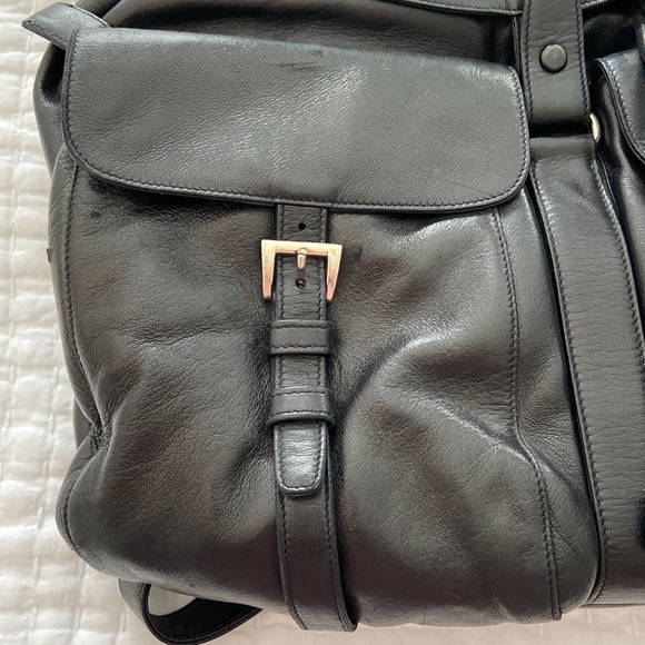 Prada Double Front Pocket Soft Calf Small Leather Backpack - Picture 3 of 14